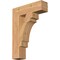 Ekena Millwork Merced Block Smooth Bracket, Western Red Cedar, 5 1/2"W x 22"D x 30"H BKT06X22X30MRC05SWR - alternate 1